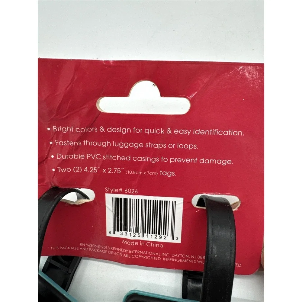G Force Luggage Tag Travel ID Insert Label Stop Drop Not Your Bag New